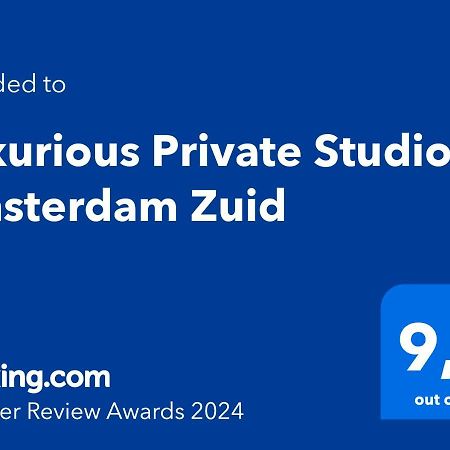 Luxurious Private Studio Amsterdam Zuid Exterior photo